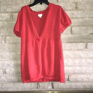 Women’s shirt sleeve sweater